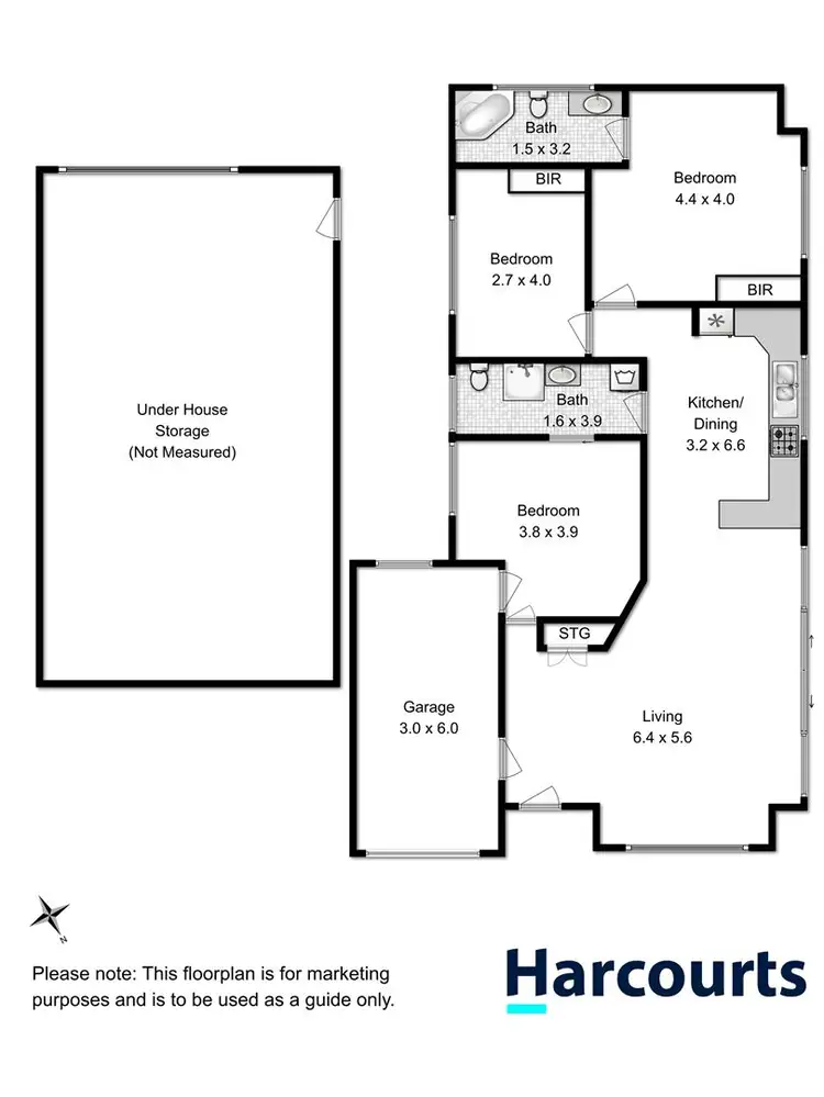 Floorplan of Homely unit listing, 5/44 Drysdale Avenue, Kingston TAS 7050