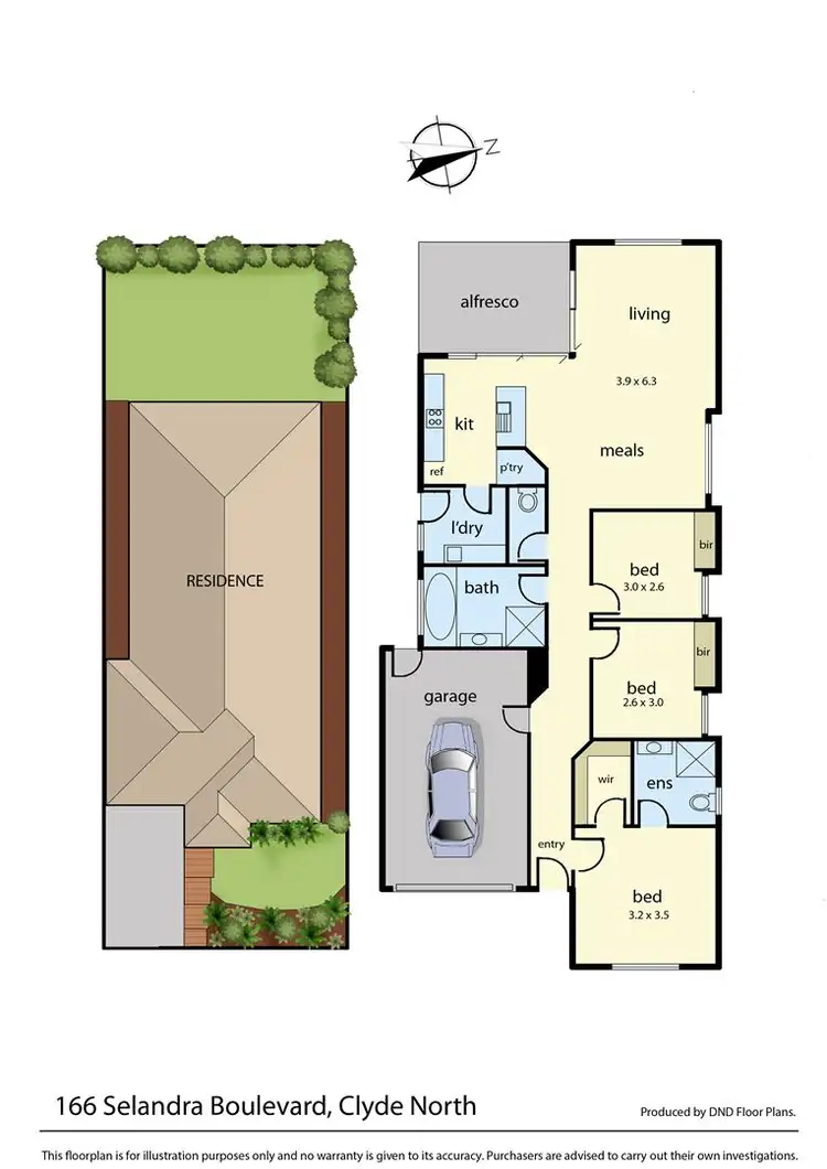 Floorplan of Homely house listing, 166 Selandra Boulevard, Clyde North VIC 3978