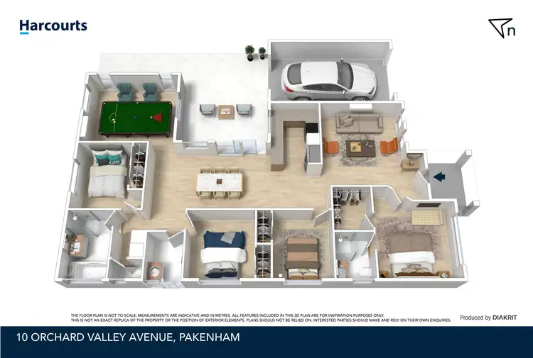 Floorplan of Homely house listing, 10 Orchard Valley Avenue, Pakenham VIC 3810