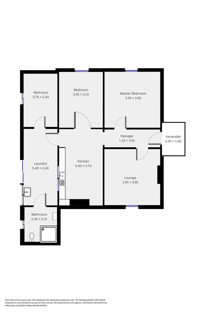Floorplan of Homely house listing, 123 Moscow Street, Peterborough SA 5422