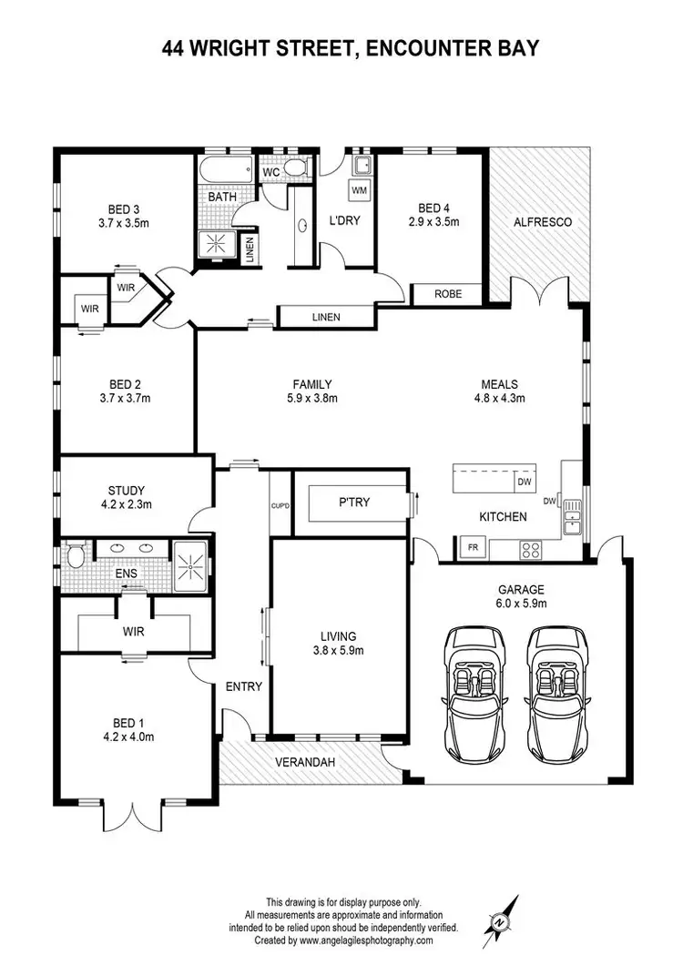 Floorplan of Homely house listing, 44 Wright Terrace, Encounter Bay SA 5211