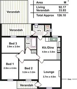Floorplan of Homely house listing, 8 May Terrace, Evanston SA