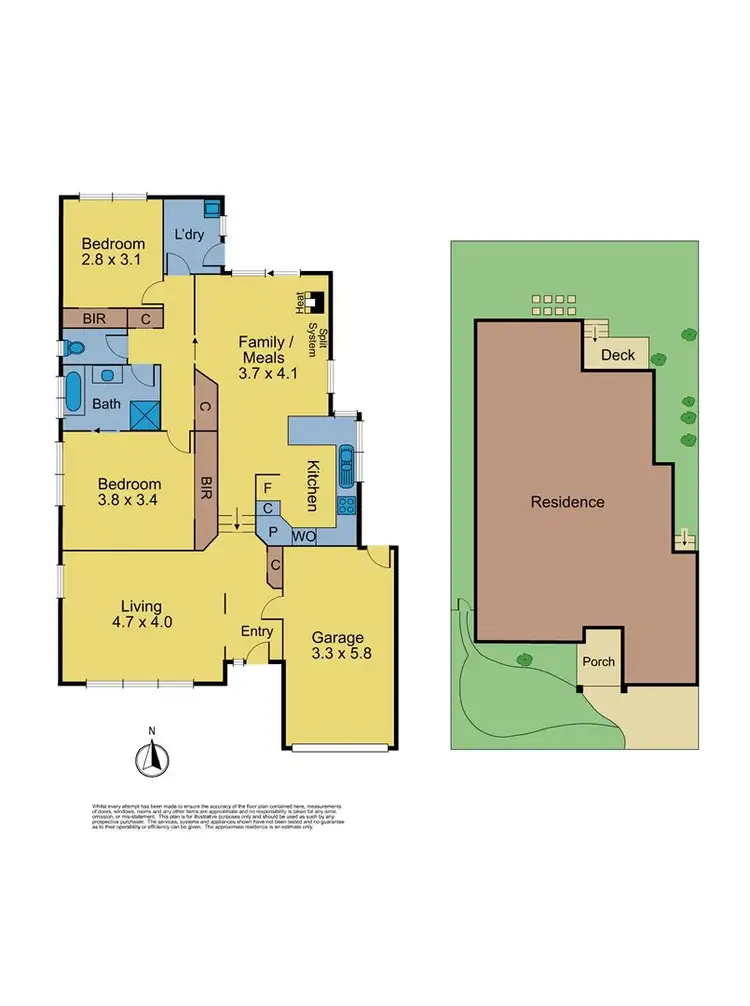 Floorplan of Homely unit listing, 23B Vernal Avenue, Mitcham VIC 3132