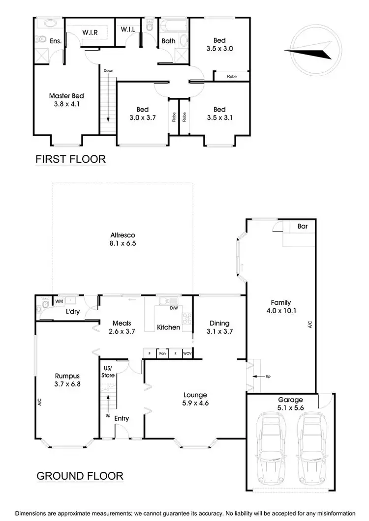 Floorplan of Homely house listing, 6 Charles Court, Wantirna South VIC 3152