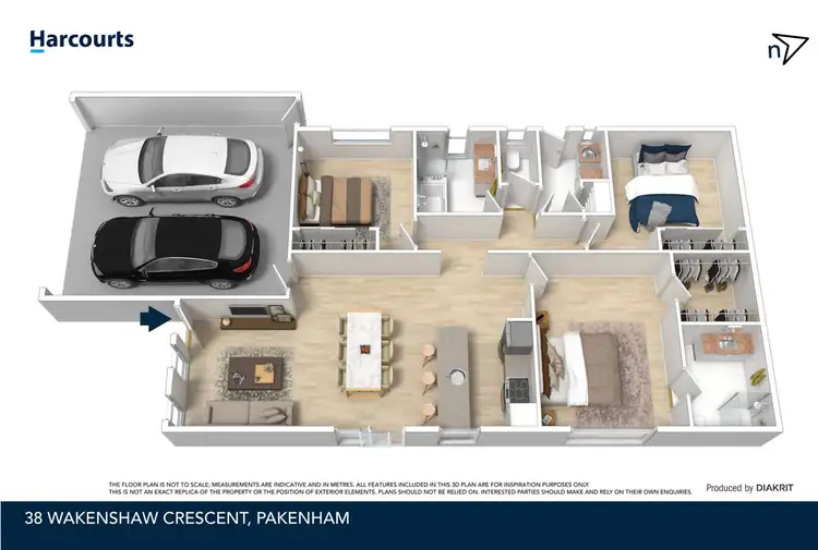 Floorplan of Homely house listing, 38 Wakenshaw Crescent, Pakenham VIC 3810