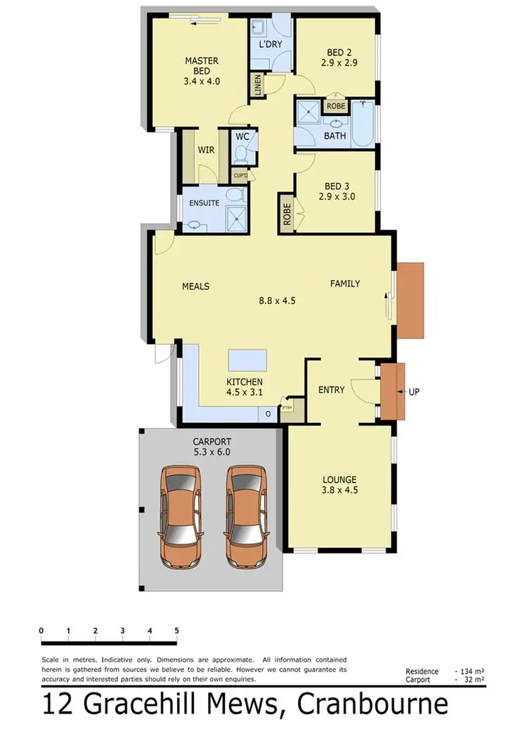 Floorplan of Homely house listing, 12 Gracehill Mews, Cranbourne VIC 3977