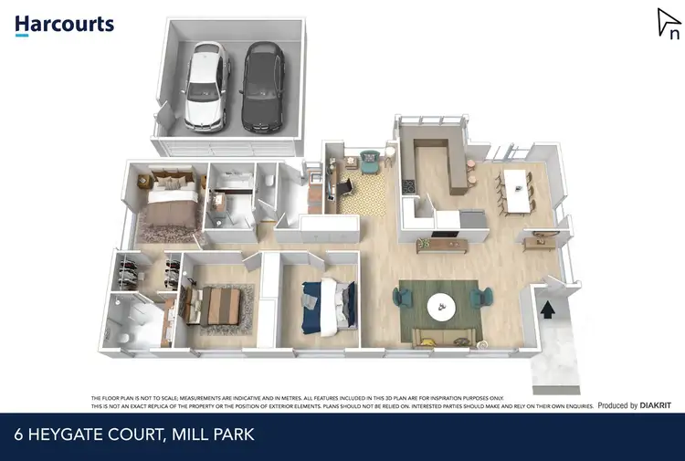 Floorplan of Homely house listing, 6 Heygate Court, Mill Park VIC 3082
