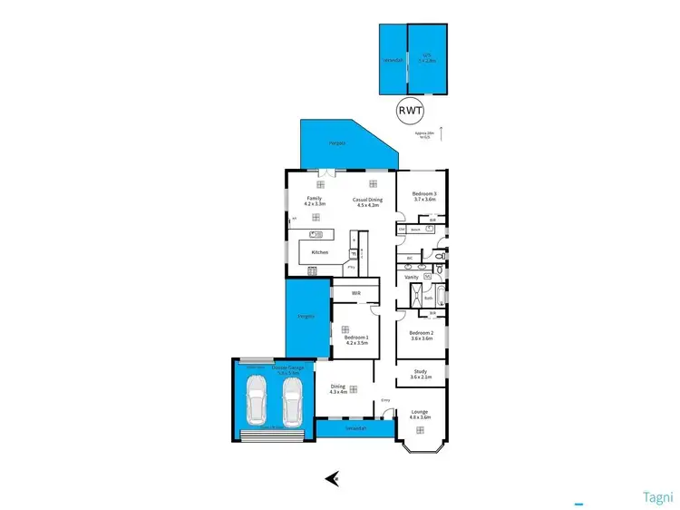 Floorplan of Homely house listing, 75A Ernest Crescent, Happy Valley SA 5159