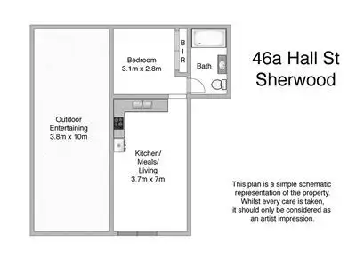Floorplan of Homely house listing, 46 Hall Street, Sherwood QLD 4075