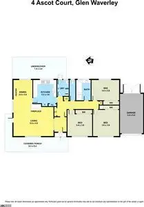 Floorplan of Homely house listing, 4 Ascot Court, Glen Waverley VIC 3150