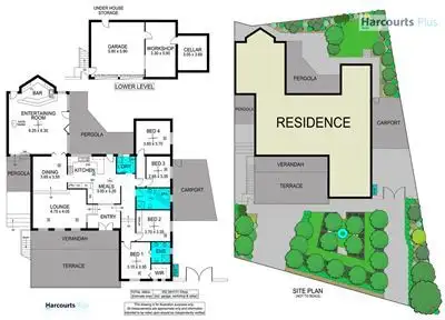 Floorplan of Homely house listing, 1 Ranger Street, Hallett Cove SA 5158