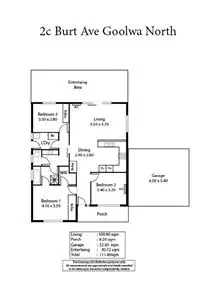 Floorplan of Homely house listing, 2c Burt Avenue, Goolwa North SA 5214