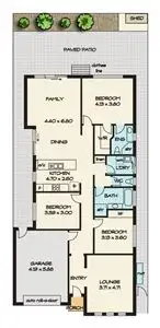 Floorplan of Homely house listing, 35 Bushtail Avenue, Aldinga Beach SA 5173