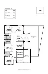 Floorplan of Homely house listing, 18 Seahaven Way, Aldinga Beach SA 5173