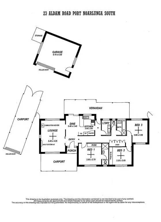 Floorplan of Homely house listing, 23 Aldam Road, Port Noarlunga South SA 5167