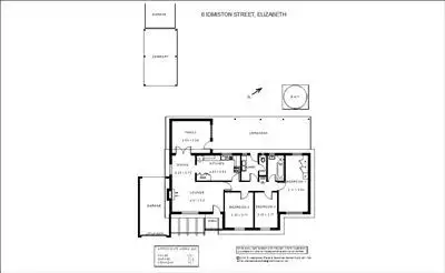 Floorplan of Homely house listing, 6 Idmiston Street, Elizabeth SA 5112