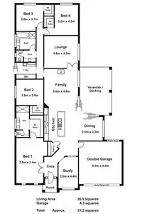 Floorplan of Homely house listing, Address available on request