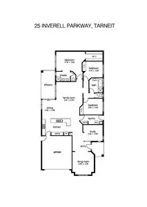 Floorplan of Homely house listing, 25 Inverell Parkway, Tarneit VIC 3029