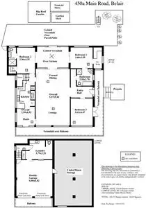 Floorplan of Homely house listing, 450a Belair Road, Belair SA 5052