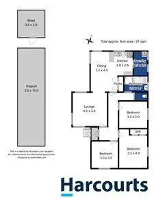 Floorplan of Homely house listing, 221 Redwood Road, Kingston TAS 7050