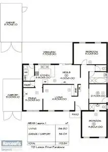 Floorplan of Homely house listing, 78 Lennox Drive, Paralowie SA 5108