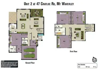 Floorplan of Homely unit listing, 2/47 Cratloe Road, Mount Waverley VIC 3149