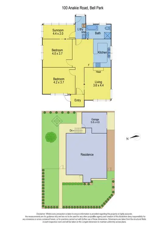 Floorplan of Homely house listing, 100 Anakie Road, Bell Park VIC 3215