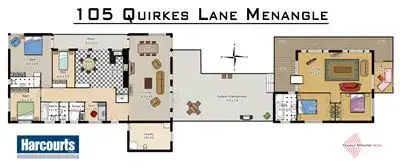 Floorplan of Homely rural property listing, 105 Quirkes Lane, Menangle NSW 2568
