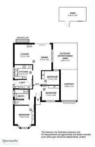 Floorplan of Homely house listing, 10 Rodriguez Drive, Paralowie SA 5108