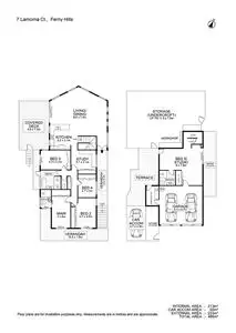 Floorplan of Homely house listing, 7 Lamorna Court, Ferny Hills QLD 4055