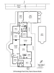 Floorplan of Homely house listing, 29 Rockleigh Park Road, Narre Warren North VIC 3804