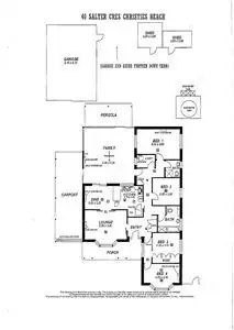 Floorplan of Homely house listing, 40 Salter Crescent, Christies Beach SA 5165