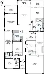 Floorplan of Homely house listing, 138 Easthill Drive, Robina QLD 4226