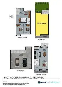 Floorplan of Homely townhouse listing, 8/107-111 Adderton Road, Telopea NSW 2117