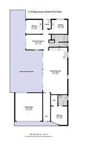 Floorplan of Homely house listing, 1/15 Beaumont Street, Port Elliot SA 5212