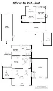 Floorplan of Homely house listing, 18 Clement Terrace, Christies Beach SA 5165