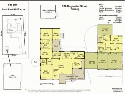 Floorplan of Homely house listing, 206 Dugandan Street, Nerang QLD 4211