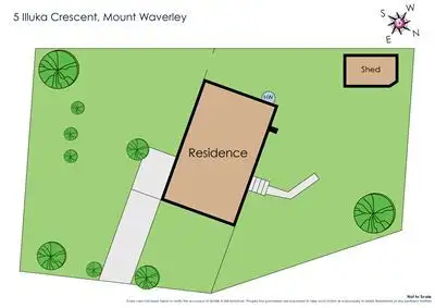 Floorplan of Homely house listing, 5 Illuka Crescent, Mount Waverley VIC 3149