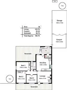 Floorplan of Homely house listing, 13 Cameron Terrace, Mallala SA 5502