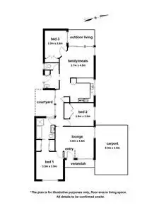 Floorplan of Homely house listing, 28 Warrawong Drive, Berwick VIC 3806