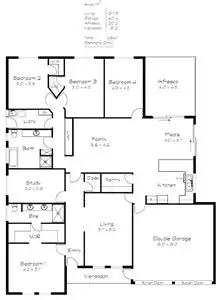 Floorplan of Homely house listing, 34 Jasmin Drive, Victor Harbor SA