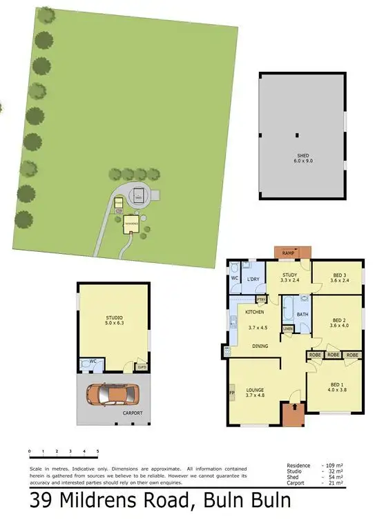 Floorplan of Homely house listing, 39 Mildrens Road, Buln Buln VIC 3821