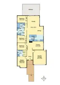 Floorplan of Homely house listing, 7 Kiora Avenue, Doreen VIC 3754