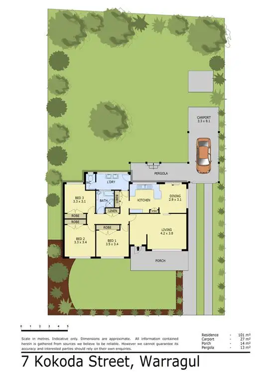 Floorplan of Homely house listing, 7 Kokoda Street, Warragul VIC 3820