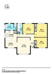 Floorplan of Homely house listing, 17 Semillon Grove, Mount Clear VIC 3350