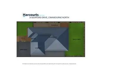 Floorplan of Homely house listing, 14 Burford Way, Cranbourne North VIC 3977