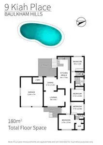 Floorplan of Homely house listing, 9 Kiah Place, Baulkham Hills NSW 2153