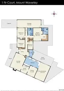 Floorplan of Homely house listing, 1 Fir Court, Mount Waverley VIC 3149