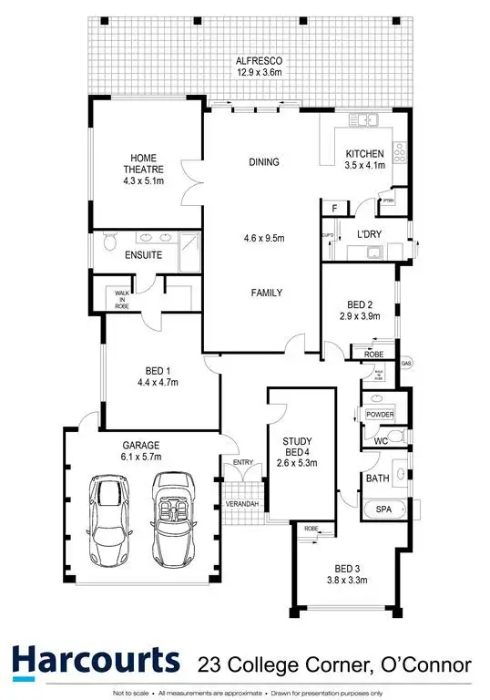 Floorplan of Homely house listing, 23 College Corner, O'connor WA 6163