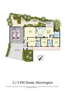 Floorplan of Homely house listing, 2/3 Pitt Street, Mornington VIC 3931